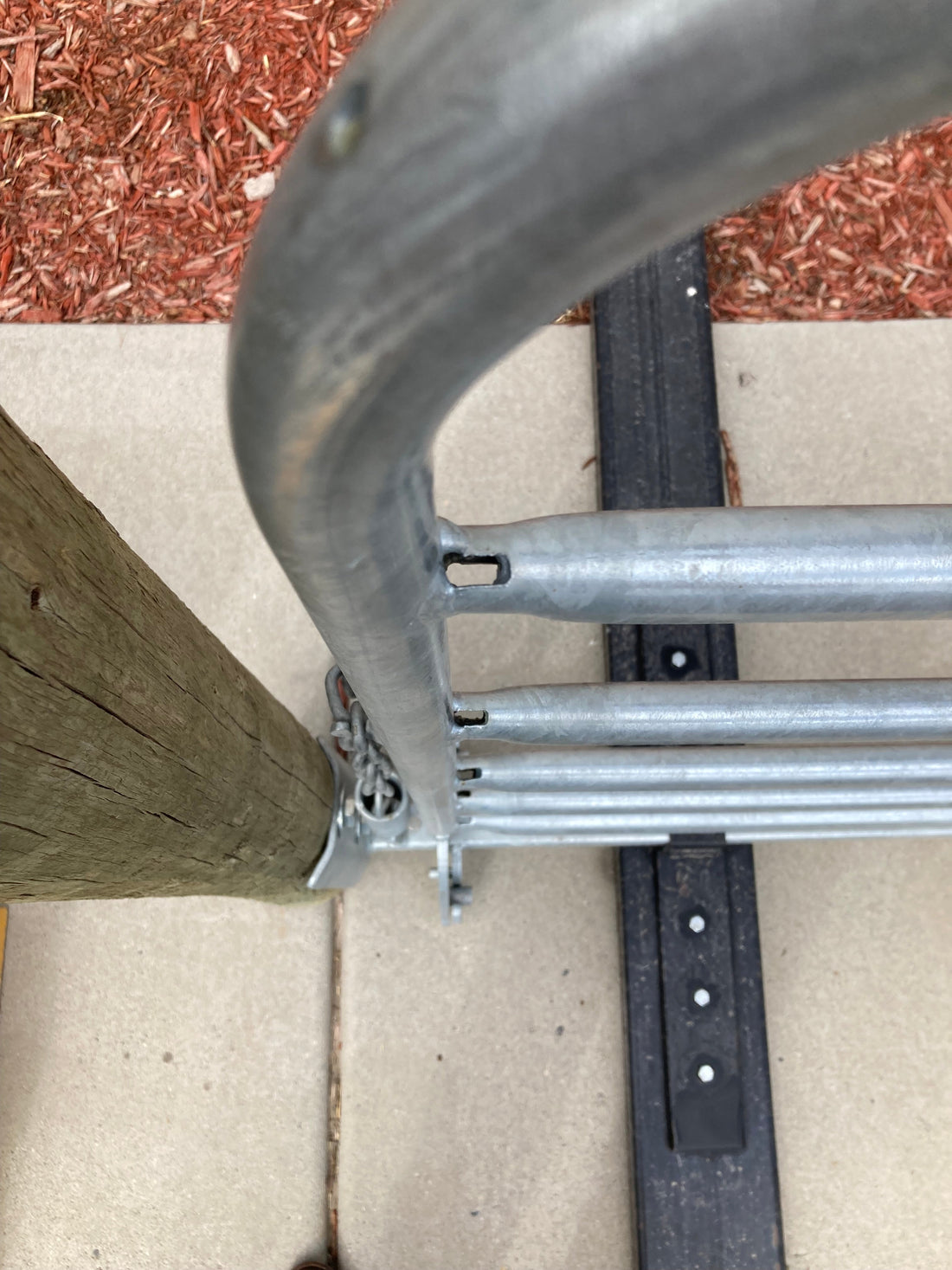 Why Are There Holes in My Galvanized Ride Over Gate?